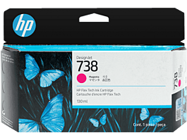 HP 738 130-ml Magenta DesignJet Ink Cartridge