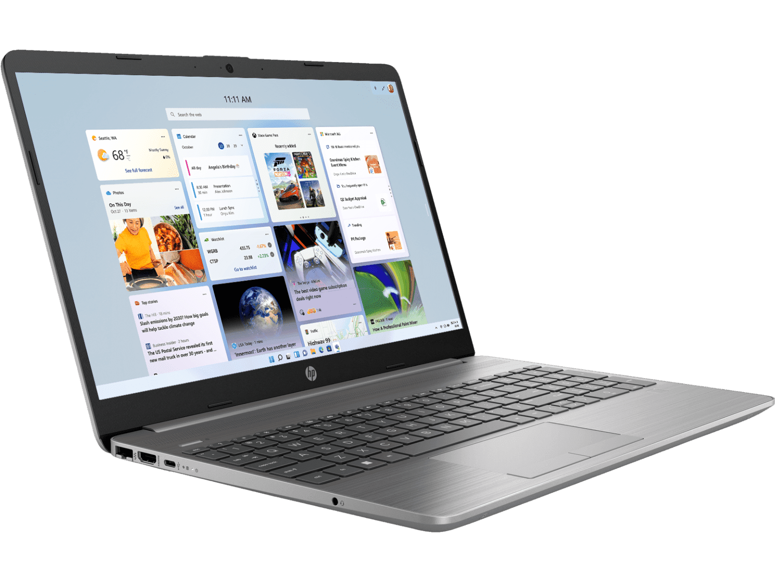 HP 255 15.6 inch G9 Notebook PC, Silver - 15.6-inch (A32GFAT