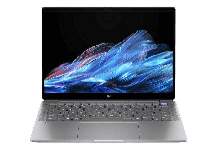 HP OmniBook Ultra Refurbished Laptop 14 inch 14-fd0000AU Next Gen AI PC, Silver - 14-inch - Meteor silver aluminum (AY6U6PAR)