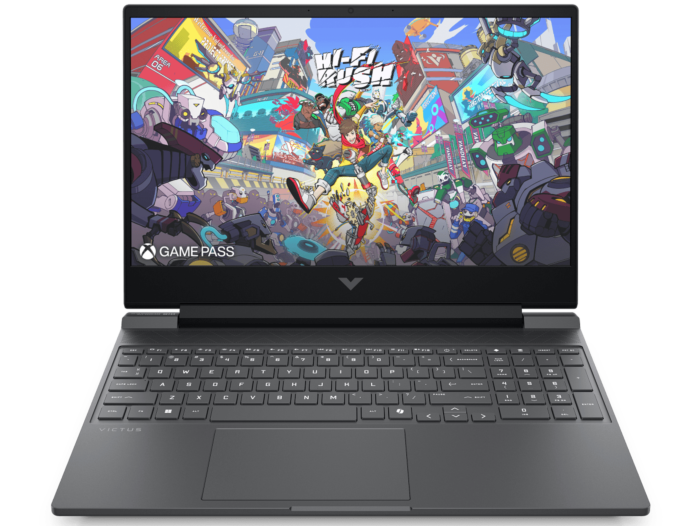 Victus 15.6 inch Gaming Laptop 15-fb3277AX, Silver - 15.6-inch - Mica silver, black chrome logo (D87GXPA)