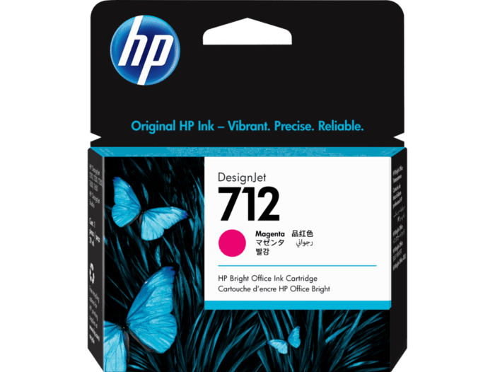 Cartuccia HP 712 Magenta 3ED68A – 29ml, Compatibile Per Designjet T230, T250, T630, T650 (24″ E 36″)