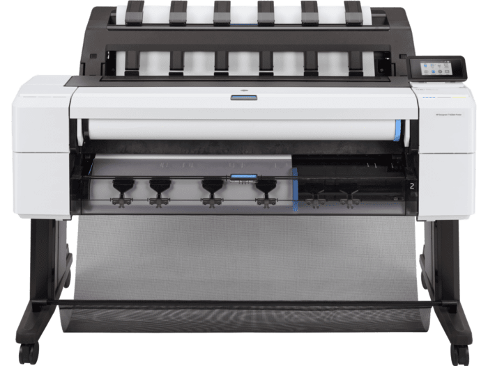 HP DesignJet T1600dr 36-in PostScript Printer (3EK13A) - Center facing