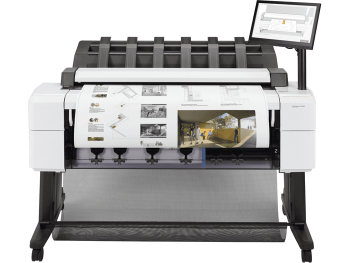 HP DesignJet T2600dr 36-inch PostScript Large Format A0 Multifunction Plotter Printer (3EK15A) - Center facing