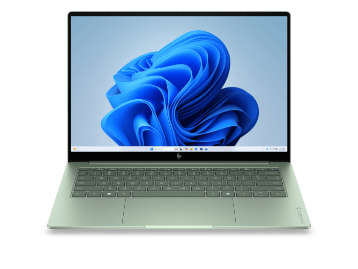 HP OmniBook 5 Laptop AI 14-mh0009TU, Green - 14-inch - Soft honeydew aluminum (E70C9PA)