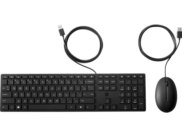 HP Wired Desktop 320MK Mouse and Keyboard (9SR36UT)