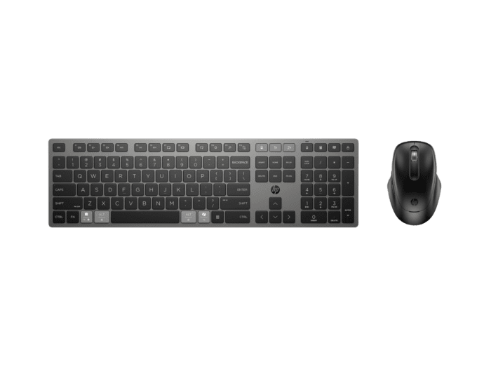 HP 720 Multi-Device Rechargeable Wireless Keyboard and Mouse Combo (9T5A9AA)