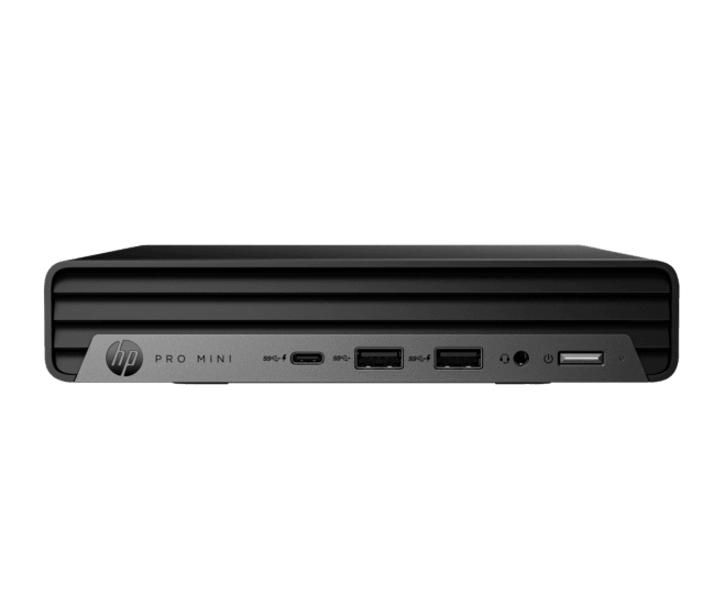 HP Pro Mini 400 G9 Desktop PC + HP Series 5 Pro 23.8 inch FHD Monitor  - 524pf - Without Screen - Jack black (B29WGPT-BN3)