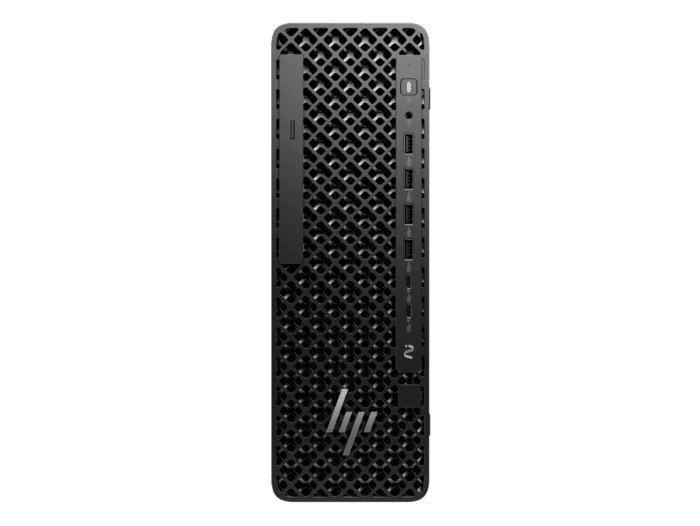 HP Z2 SFF G1i Workstation Desktop PC - Without Screen - Shadow Black (BV2Q7PT) - Center facing