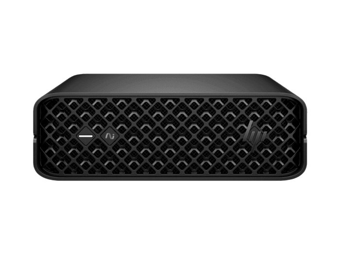 HP Z2 Mini G1i Workstation Desktop PC - Without Screen - Shadow Black (BV2R1PT) - Center facing