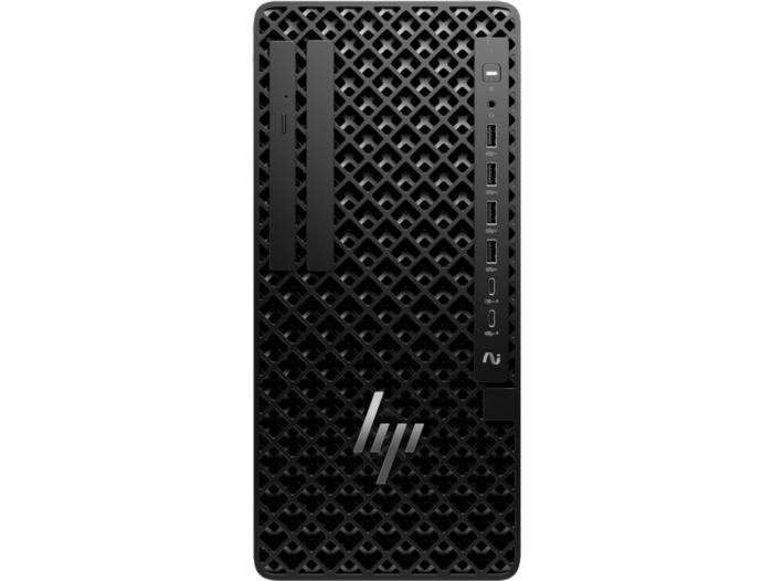 HP Z1 Tower G1i Desktop PC + HP Series 5 Pro 27 inch QHD Monitor - 527pq - Without Screen - Jet Black (C2BM3PT-BN4)