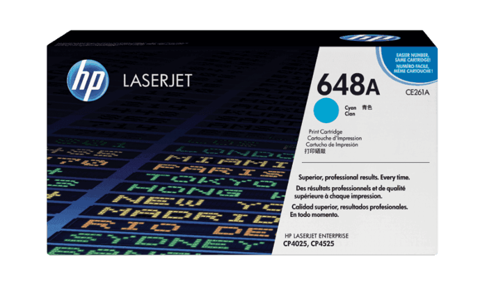 HP 648A Cyan Original LaserJet Toner 