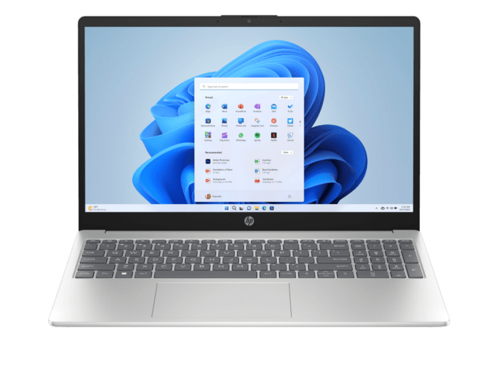 HP Laptop 15-fd1264TU - 15.6" - Natural silver (D6MY7PA) - Center facing