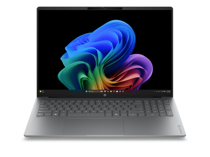 HP OmniBook 5 Laptop Next Gen AI 16 inch Laptop 16-bm0053TU, Silver - 16" - Meteor silver aluminum cover and base, meteor silver keyboard frame (D78GZPA)