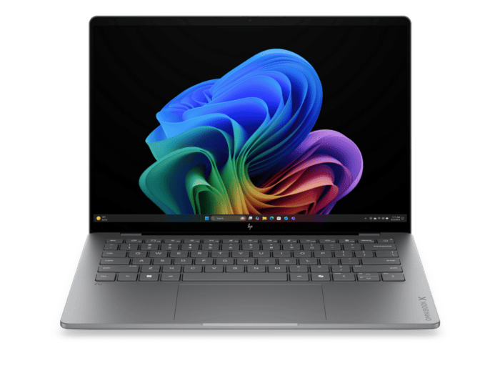 HP OmniBook X 14 inch Laptop Next Gen AI 14-kr1000QU, Silver - 14-inch - Meteor silver aluminum (D8QF4PA)