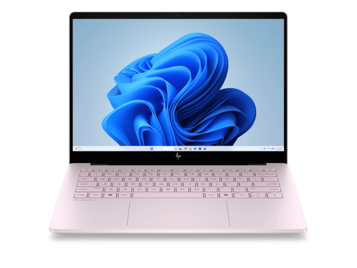 HP OmniBook 7 Laptop Next Gen AI 14-hg0047TU - 14" - Powder pink aluminum (DD6L0PA) - Center facing