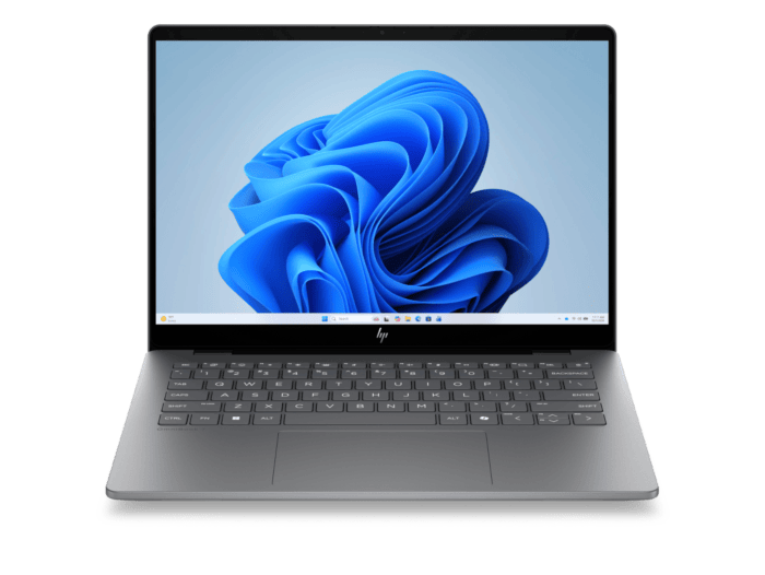 HP OmniBook 7 Laptop Next Gen AI 14-hg0048TU - 14" - Meteor silver aluminum (DD6L1PA) - Center facing