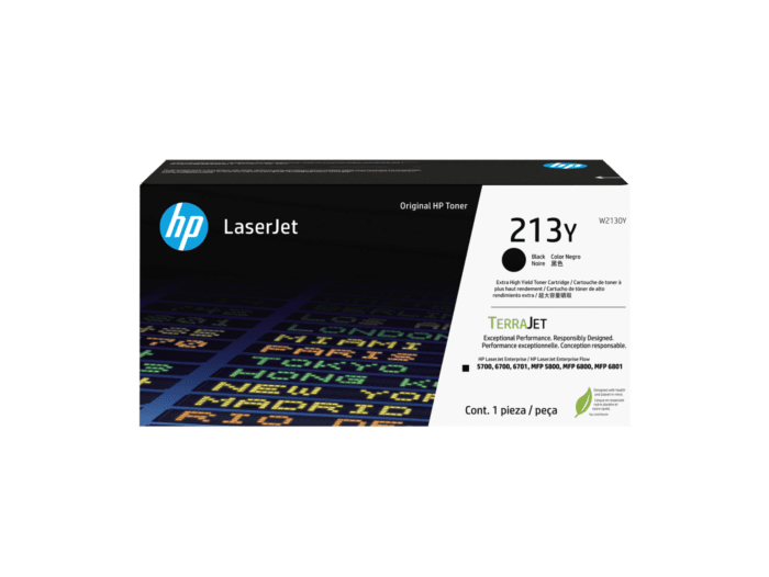 HP 213Y Extra High Yield Black Original LaserJet Toner Cartridge (W2130Y)