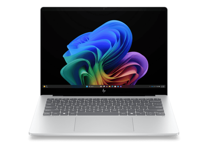 HP OmniBook 7 14 inch Laptop Next Gen AI 14-kh0021AU, Silver - 14-inch - Glacier silver aluminum (D78GQPA)