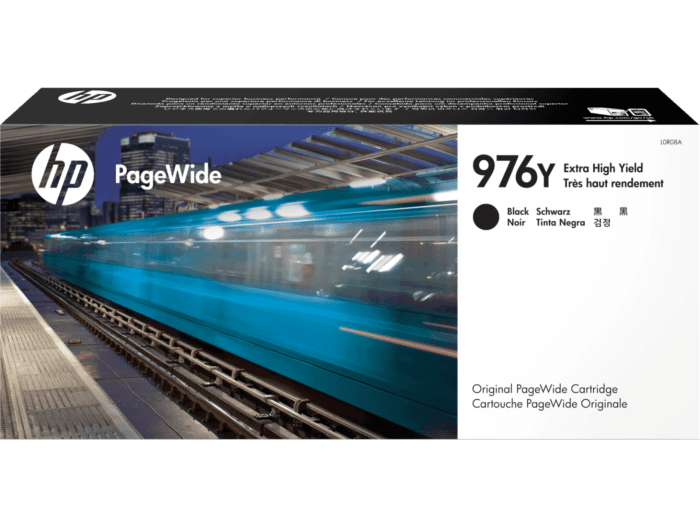 HP 976Y Extra High Yield Black Original PageWide Cartridge (L0R08A) - Center facing
