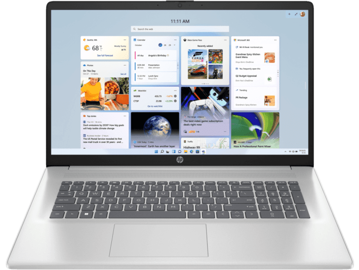 HP 17 inch Laptop 17-cn4002TU - 17.3-inch - Natural Silver (D41R7PA)