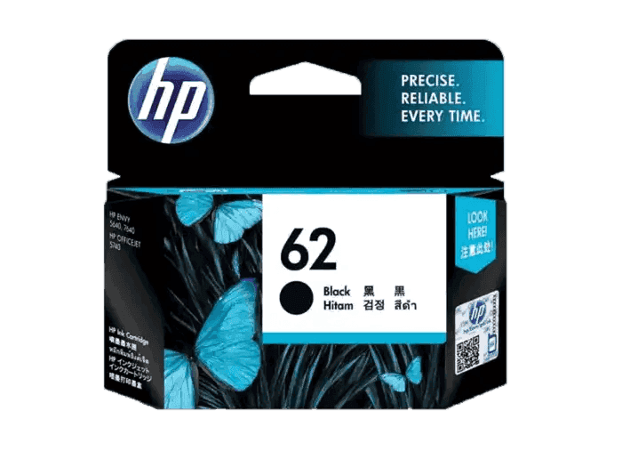 HP 62 Black Original Ink Cartridge - (C2P04AA) - Shop HP.com Australia