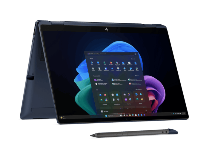 HP EliteBook X Flip G2i 14 inch Notebook Next Gen AI PC, Blue - 14-inch - Atmospheric blue (D71LLPT)