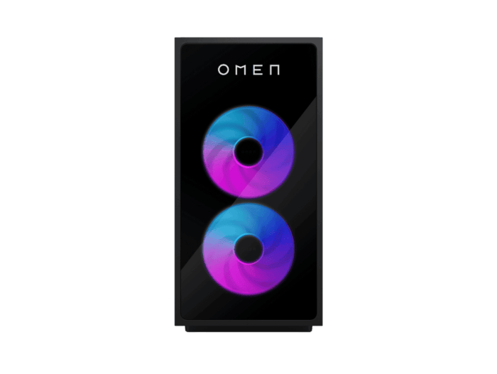 OMEN 35L Gaming Desktop PC GT16-1023a - Without Screen - Shadow black metal (D89U7PA) - Center facing