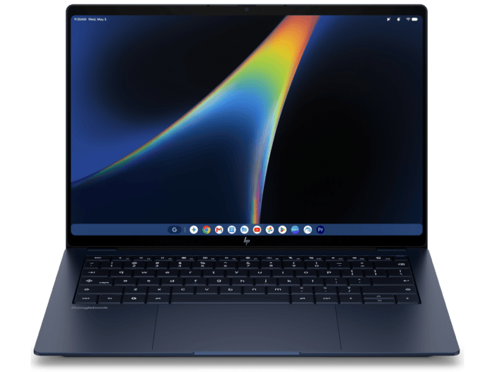 HP Googlebook 14c-cf0000QU, Blue - 14-inch - Atmospheric blue aluminum (E25RHPA)