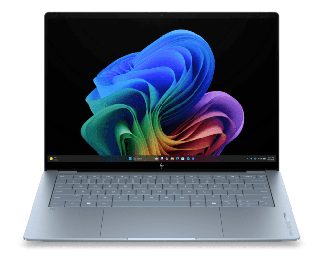 HP OmniBook Ultra 14 inch Laptop Next Gen AI 14-kg0017QU, Blue - 14-inch - Stone blue aluminum (D78GMPA)