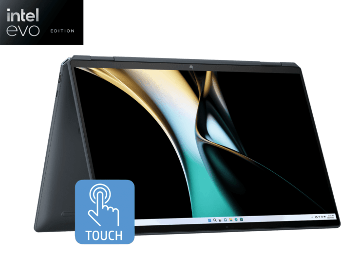 HP Spectre x360 16 inch 2-in-1 Laptop 16-aa0011TX, Blue - 16-inch - Slate blue aluminum (C5AZ0PA)