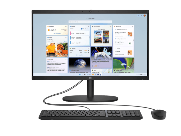 HP 21.45-inch All-in-One Refurbished Desktop PC 22-dg0000a - 21.45" - Jet Black (A2CM9PAR)