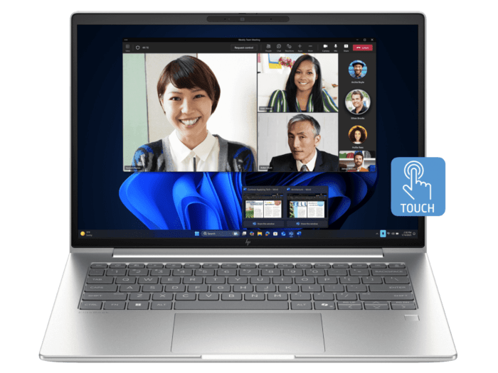 HP EliteBook 6 G1i 14 inch Laptop AI PC, Silver - 14-inch - Pike Silver (C86M5PA)