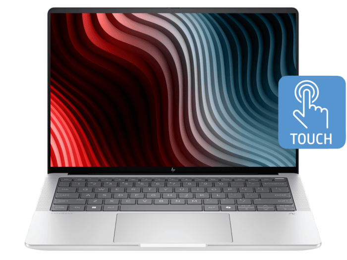 HP EliteBook X G1a 14 inch Laptop Next Gen AI PC, Silver + HP LaserJet M110w Printer - 14-inch - Glacier silver (B9LD6PT-BN1)