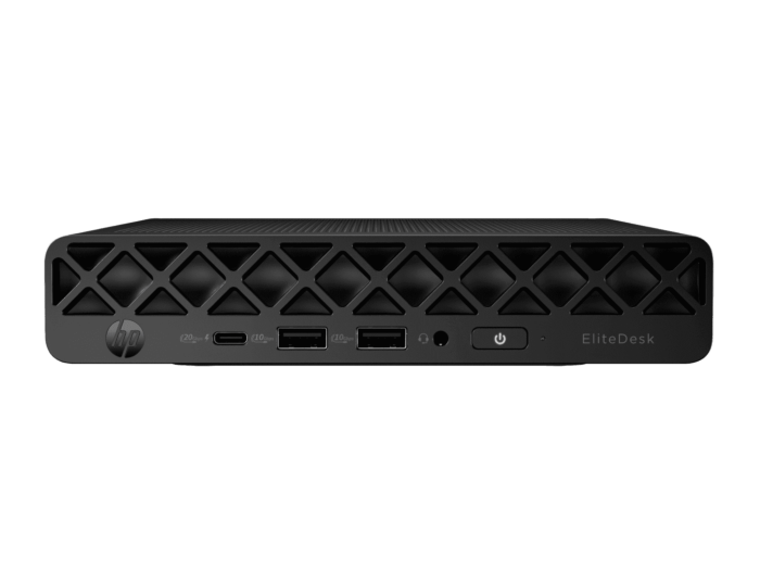 HP EliteDesk 8 Mini G1i Desktop AI PC + HP Series 5 Pro 23.8 inch FHD Monitor  - 524pf - Without Screen - Jack black (BP0F8PT-BN4-1)