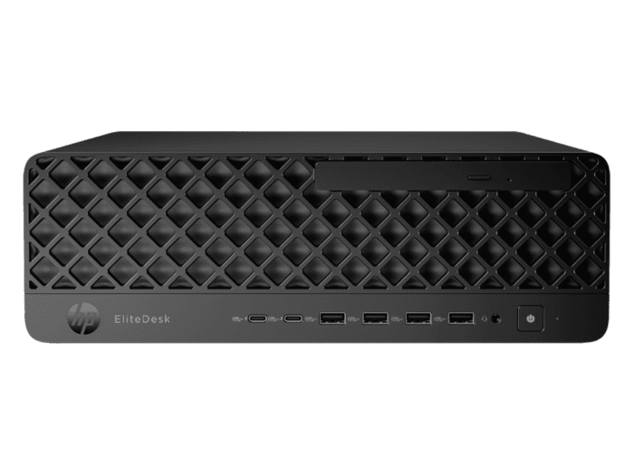 HP EliteDesk 8 SFF G1i Desktop AI PC - Without Screen - Jack black (BK5N6PT) - Right facing