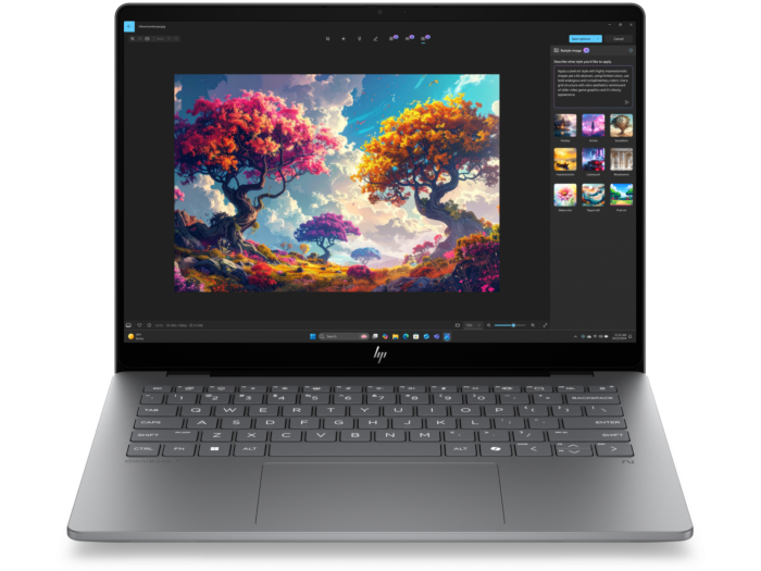 HP OmniBook 7 14 inch Laptop Next Gen AI 14-hg0048TU, Meteor Silver - 14-inch - Meteor silver aluminum (DD6L1PA)