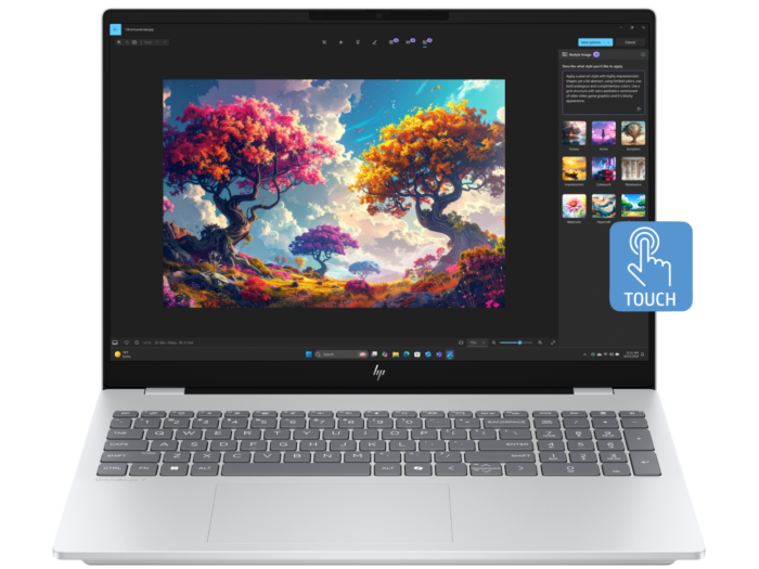 HP OmniBook 7 16 inch AI 16-ay0003TX, Silver - 16-inch - Meteor silver (BG2T5PA)