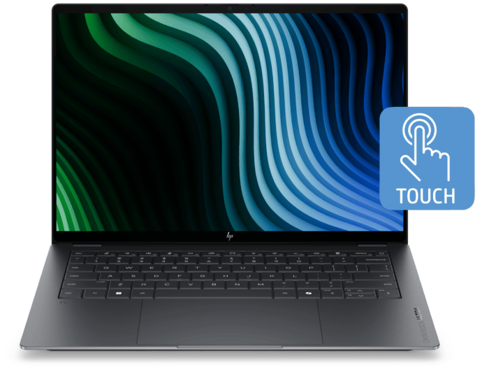 HP OmniBook Ultra 14 inch Laptop Next Gen AI 14-kd0065TU, Gray - 14-inch - Eclipse gray aluminum (D78GLPA)