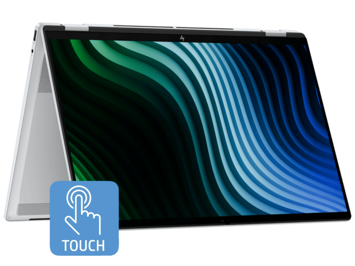 HP OmniBook X Flip 16 inch Laptop Next Gen AI 16-as0000TU, Silver - 16-inch - Glacier silver (BD5Q7PA)