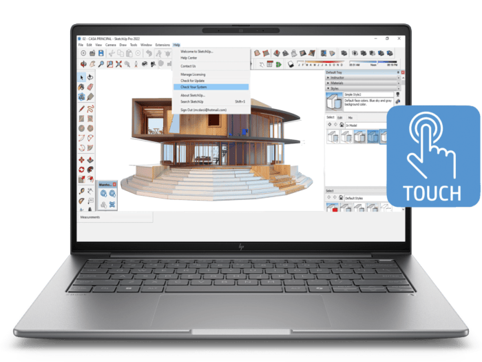 HP ZBook 8 G1i 14 inch Mobile Workstation PC, Silver + HP Series 7 Pro 24 inch WUXGA Monitor - 724pn - 14-inch - Meteor silver (BV8C4PT-BN4)