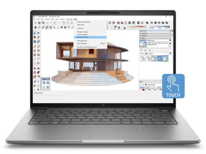 HP ZBook 8 G1ak 14 inch Mobile Workstation PC, Silver + HP Series 5 Pro 27 inch QHD Monitor - 527pq - 14-inch - Meteor silver (D9CH7PT-BN3)