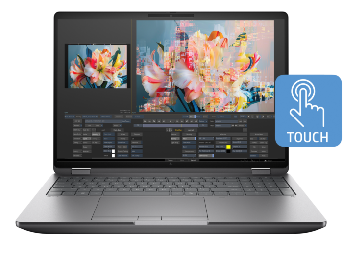 HP ZBook Fury G1i 16 inch Mobile Workstation PC, Silver + HP Series 7 Pro 24 inch WUXGA Monitor - 724pn - 16-inch - Meteor silver (C2EP1PT-BN4)