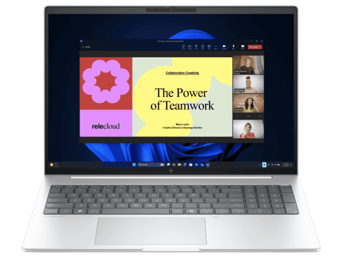 HP EliteBook 8 G1i 16 inch Laptop AI PC, Silver - 16-inch - Glacier silver (BQ4G1PT)