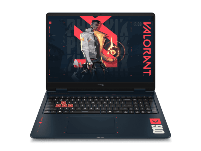 HyperX OMEN 16 inch Gaming Laptop PC 16-ap1049AX, Black + Bonus HyperX Gaming Mouse, Headset and Monitor - 16-inch - Shadow black, black chrome logo (DF6K5PA-BN1)