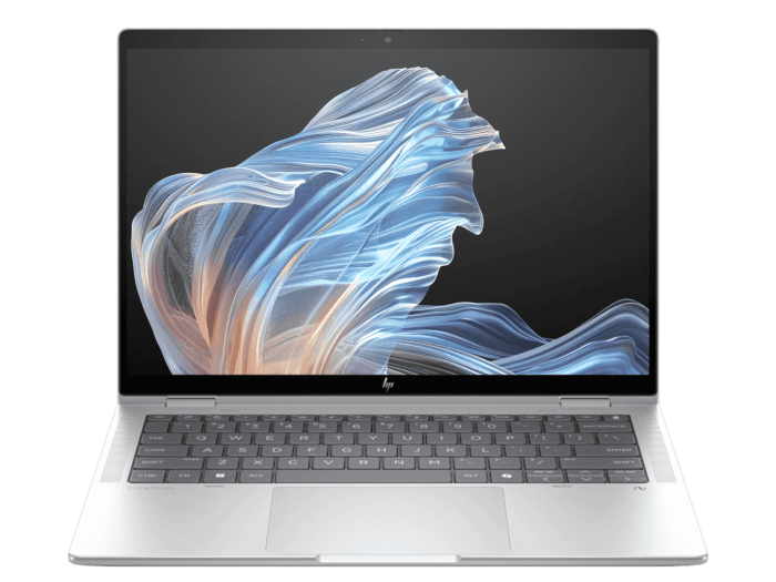 HP EliteBook X G1i 14 inch Laptop Next Gen AI PC, Silver + Poly Blackwire 3220 Stereo USB-C Headset +USB-C/A Adapter - 14-inch - Glacier silver (B9GD4PT-BN3)