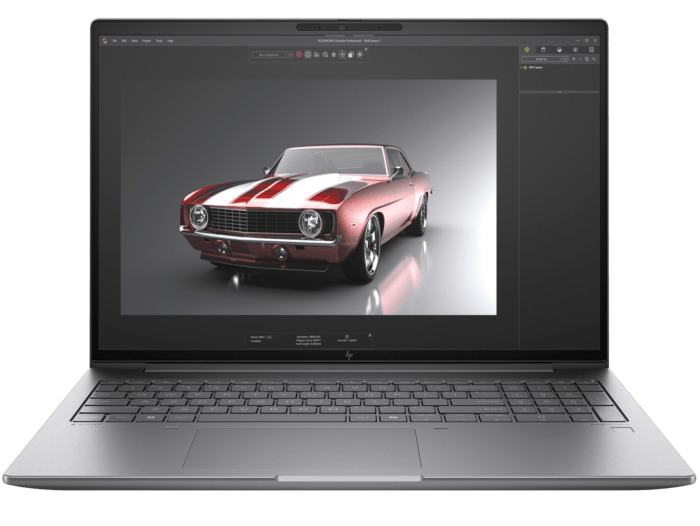 HP ZBook Power 16 inch G11 A Mobile Workstation PC, Silver + HP Series 7 Pro 24 inch WUXGA Monitor - 724pn - 16-inch - Nouvelle Silver (DB3C8PT-BN1)