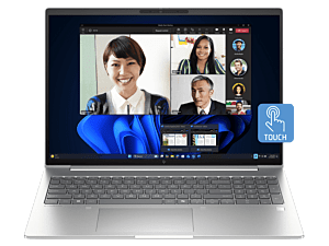HP EliteBook 6 G1i 16 inch Laptop AI PC, Silver - 16-inch - Pike Silver (C86NVPA)