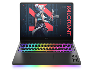 HP OMEN MAX 16 inch Gaming Laptop 16-ah0221TX, Black - 16-inch - Shadow black aluminum in cover and base, light bar, RGB in keyboard frame, black chrome logo (C81QWPA)