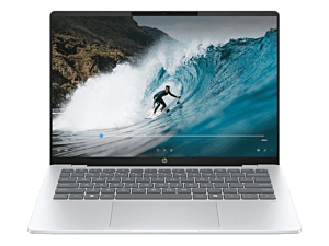 HP OmniBook 5 14 inch Laptop Next Gen AI 14-he0011QU, Silver - 14-inch - Glacier silver aluminum (C08YFPA)