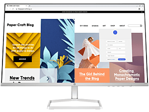 HP Series 5 27 inch FHD White Monitor - 527sw - 27-inch (94F47AA)